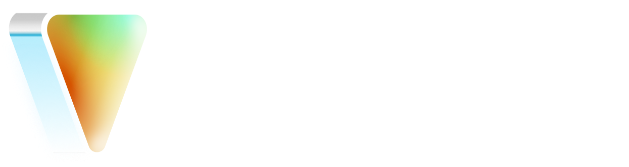 Vesu logo in dark mode